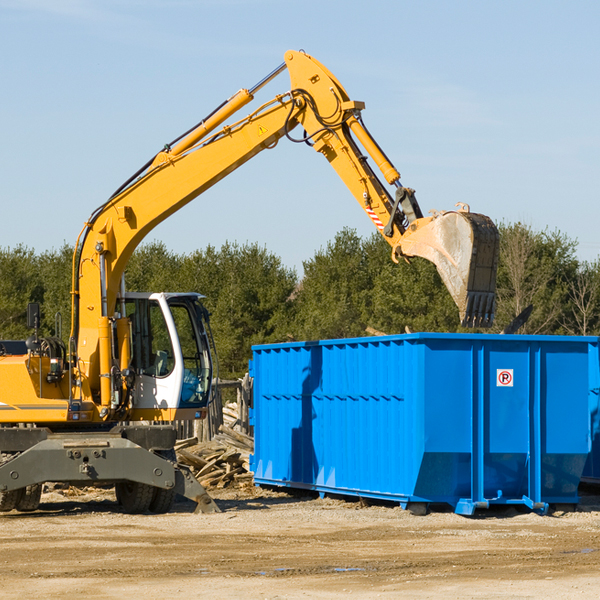 is there a minimum or maximum amount of waste i can put in a residential dumpster in Dana IA